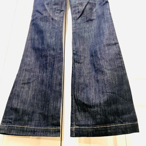 GAP Long & Lean-NWT-Women's Mid Rise Flared Leg-Stretch-29/8 Long-Fitted Hip/Th - Picture 11 of 16